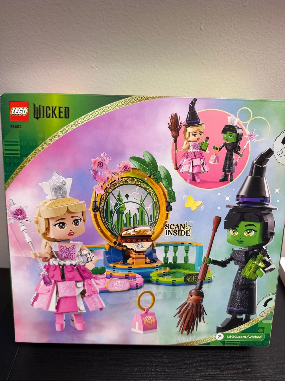 NEW Lego Wicked Elphaba & Glinda Figures build Playset